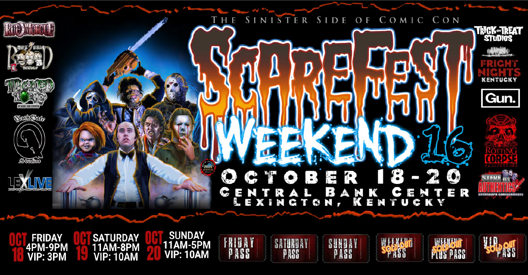 ScareFest Weekend Banner