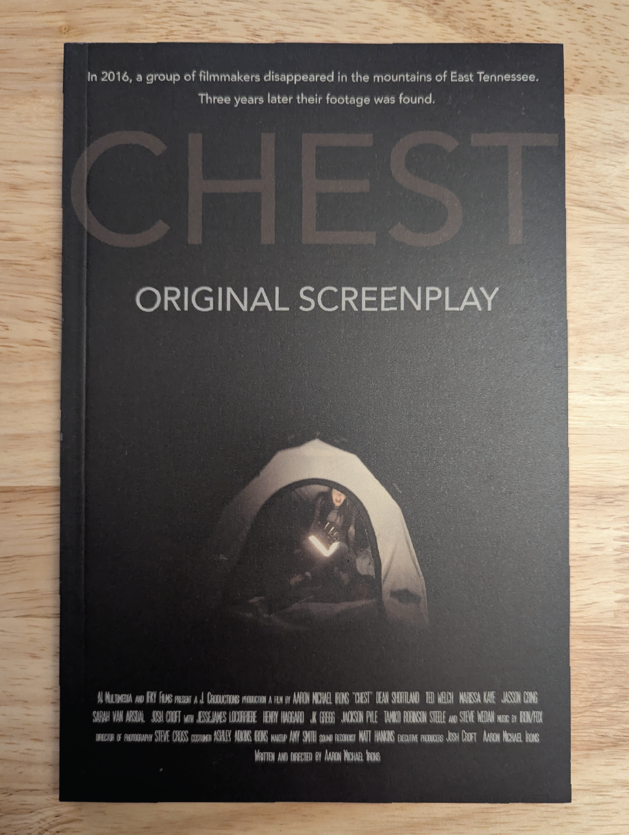 CHEST Screenplay Book