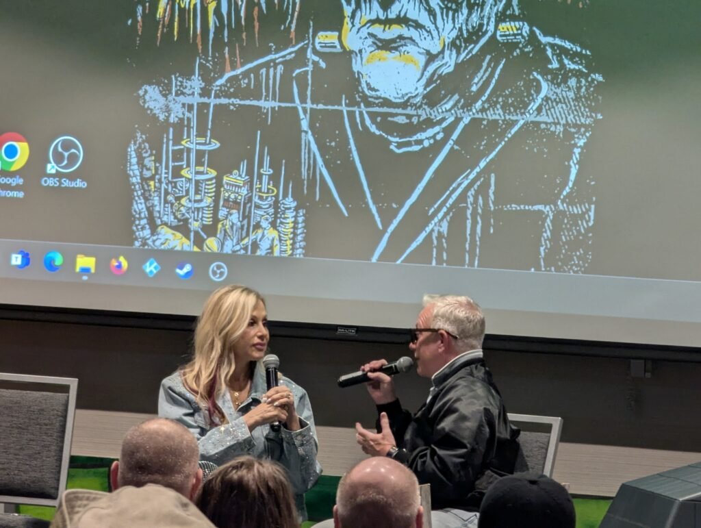 Brian Bremer and Rhonda Shear